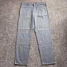 Vintage Levi's 550 Jeans 38x32 Grey/Mint Relaxed Tapered Leg Made in USA