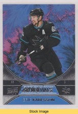 2021-22 Upper Deck Credentials Mandelbrot Fractal Erik Karlsson #32 READ 5b7