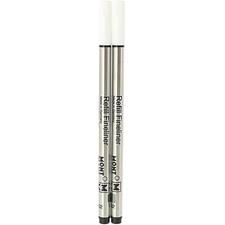 Montblanc Fineliner Refills (M) Mystery Black 110149 – Medium, 