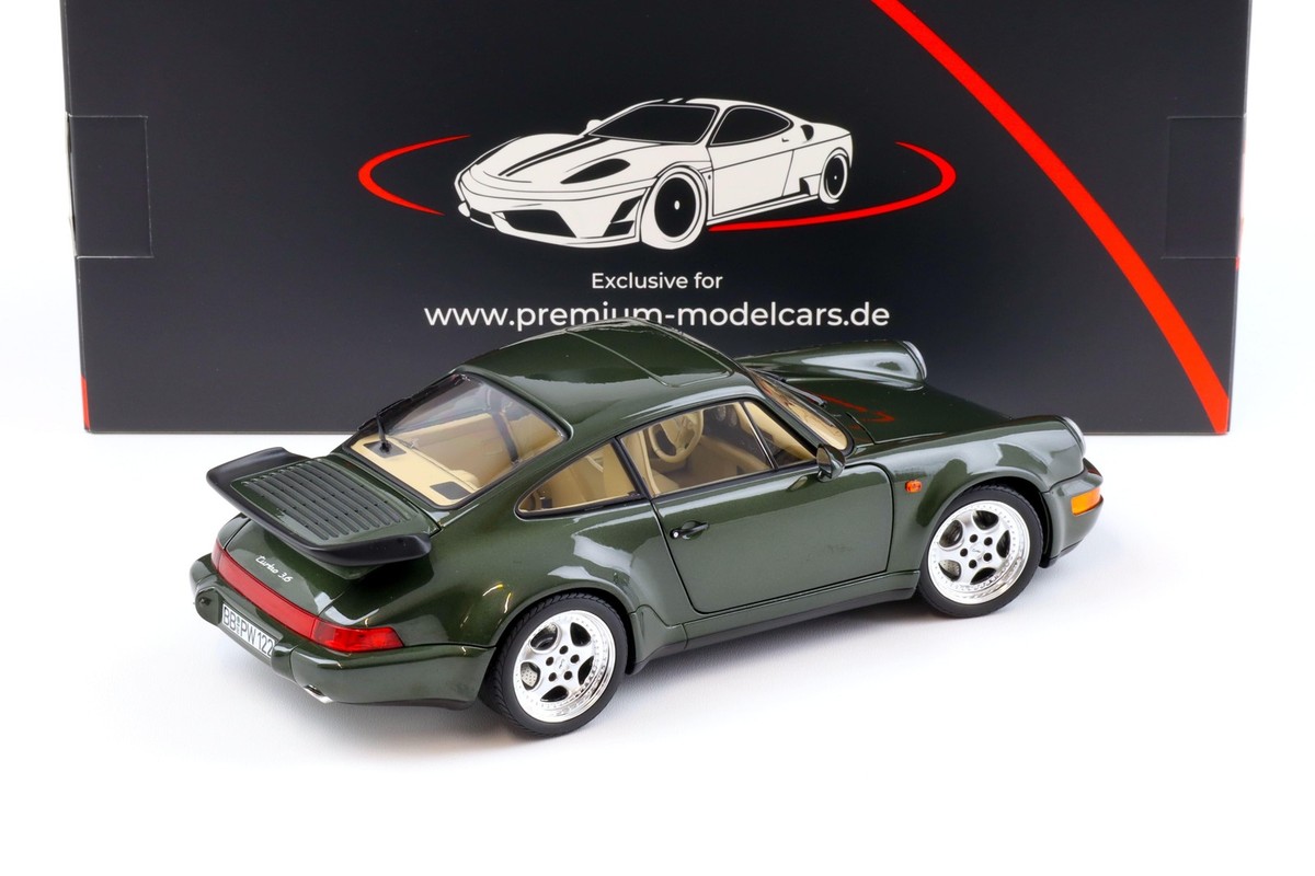 1:18 NOREV Porsche 911 964 Turbo 3.6 Coupe 1993 Oak Green