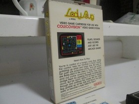 Lady Bug for ColecoVision Game Complete in Box Very Good Condition Coleco Vision