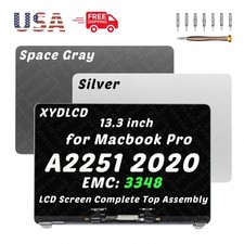 13.3" for Macbook Pro A2251 Retina 2020 EMC 3348 LCD Screen Display Replacement