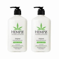HEMPZ Original Herbal Body Moisturizer 17 OZ Set of 2 