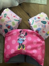 SwimWays Disney Minnie Mouse Child 33-55lbs Swim Trainer Swimmie Vest