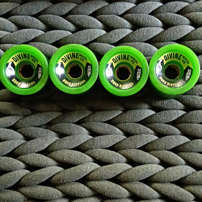Divine Wheel Co. Road Rippers 70mm Green Longboard Wheels Set of 4