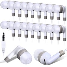 Konohan 100 Pcs Bulk Earbuds for Classroom, Student Basic Headphones in Ear f...