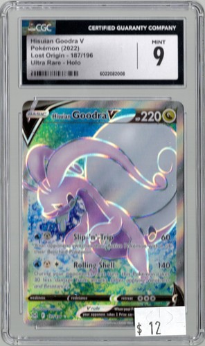 Hisuian Goodra V graded CGC 9 for sale on eBay