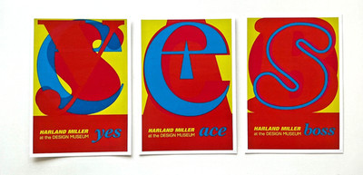 Harland Miller - Y E S - 3 x Mini Print Card Bundle Contemporary British Art