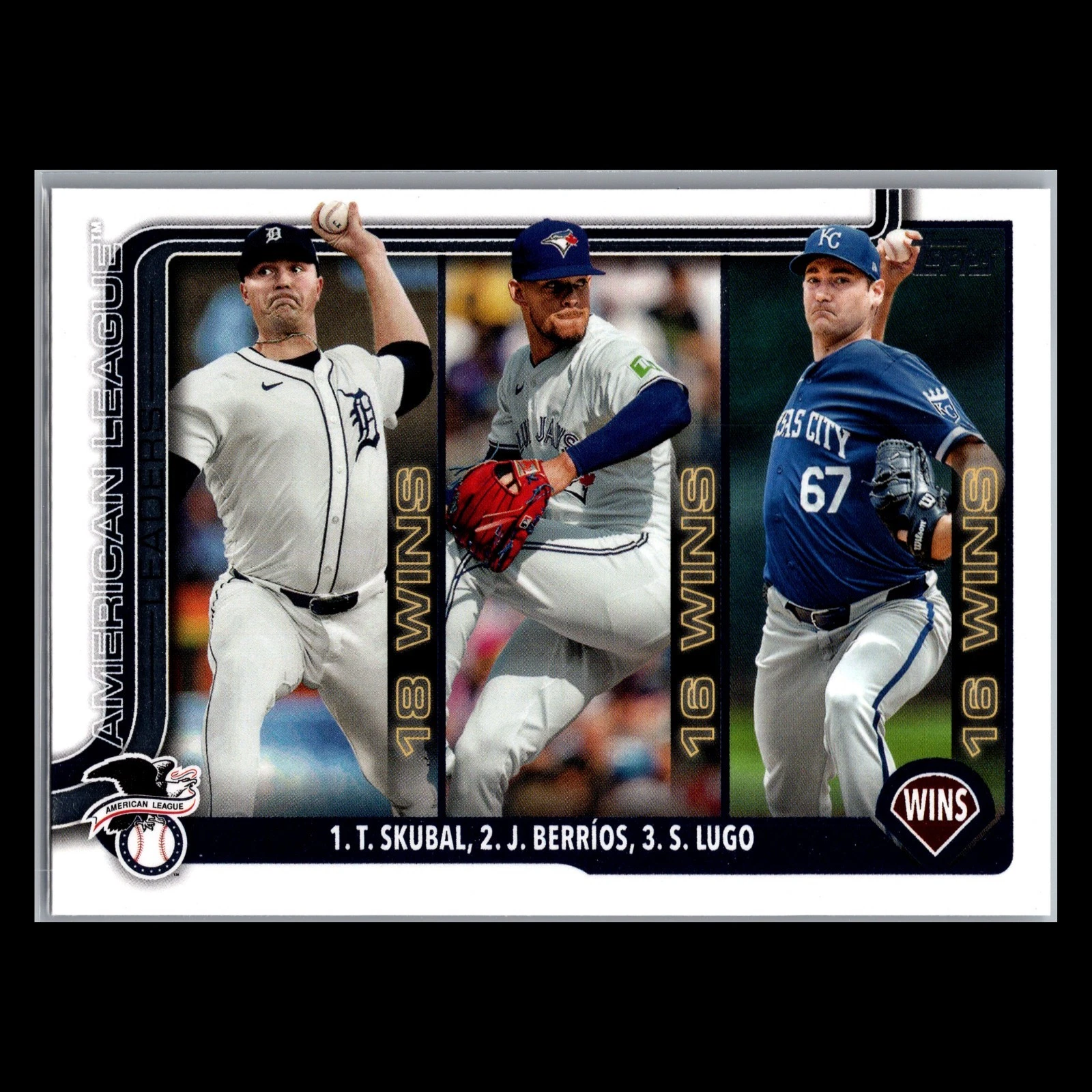 2025 Topps Series 1 - #151 Tarik Skubal Jose Berrios Seth Lugo