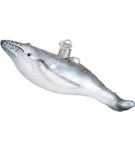 Old World Christmas Glass Blown Ornament Humpback Whale NEW