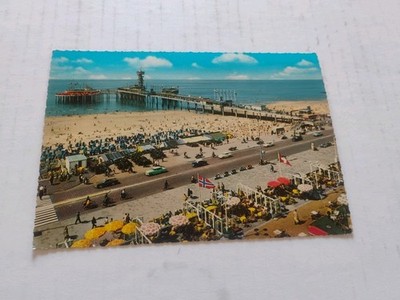 Postcard Strand and Pier Scheveningen Netherlands