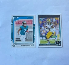 2024 Panini Football Brian Thomas Jr. RC Lot Of 2-Jax Jaguars Donruss & Score