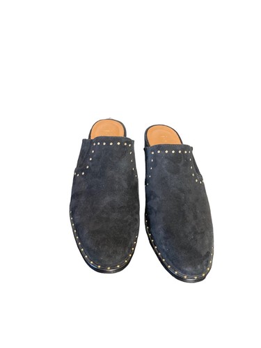 Joie Fayla Women’s Black Lambskin Studded Mules Size 36.5 - Picture 4 of 8