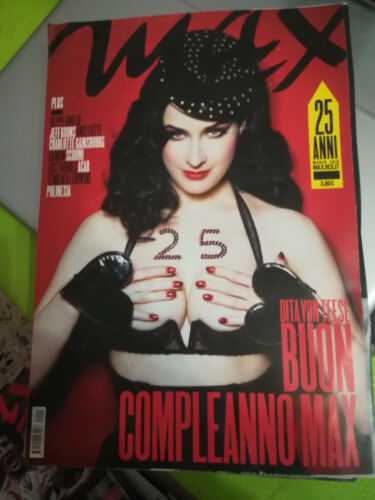 MAX MARZO 2010 DITA VON TESSE BEPPE GRILLO KOONS C.GAINSBOURG TENDENZA LEBOWSKI - Picture 1 of 10