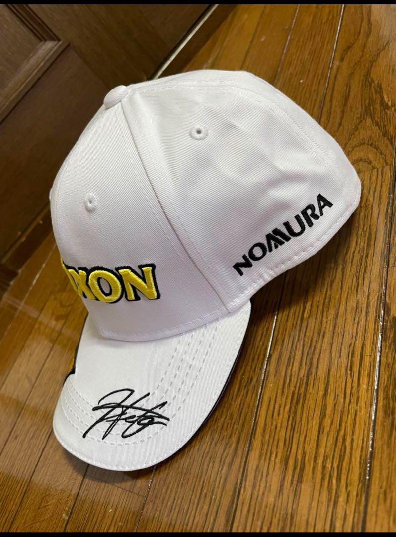 Srixon Hideki Matsuyama Cap Golf Embroidered Signature White