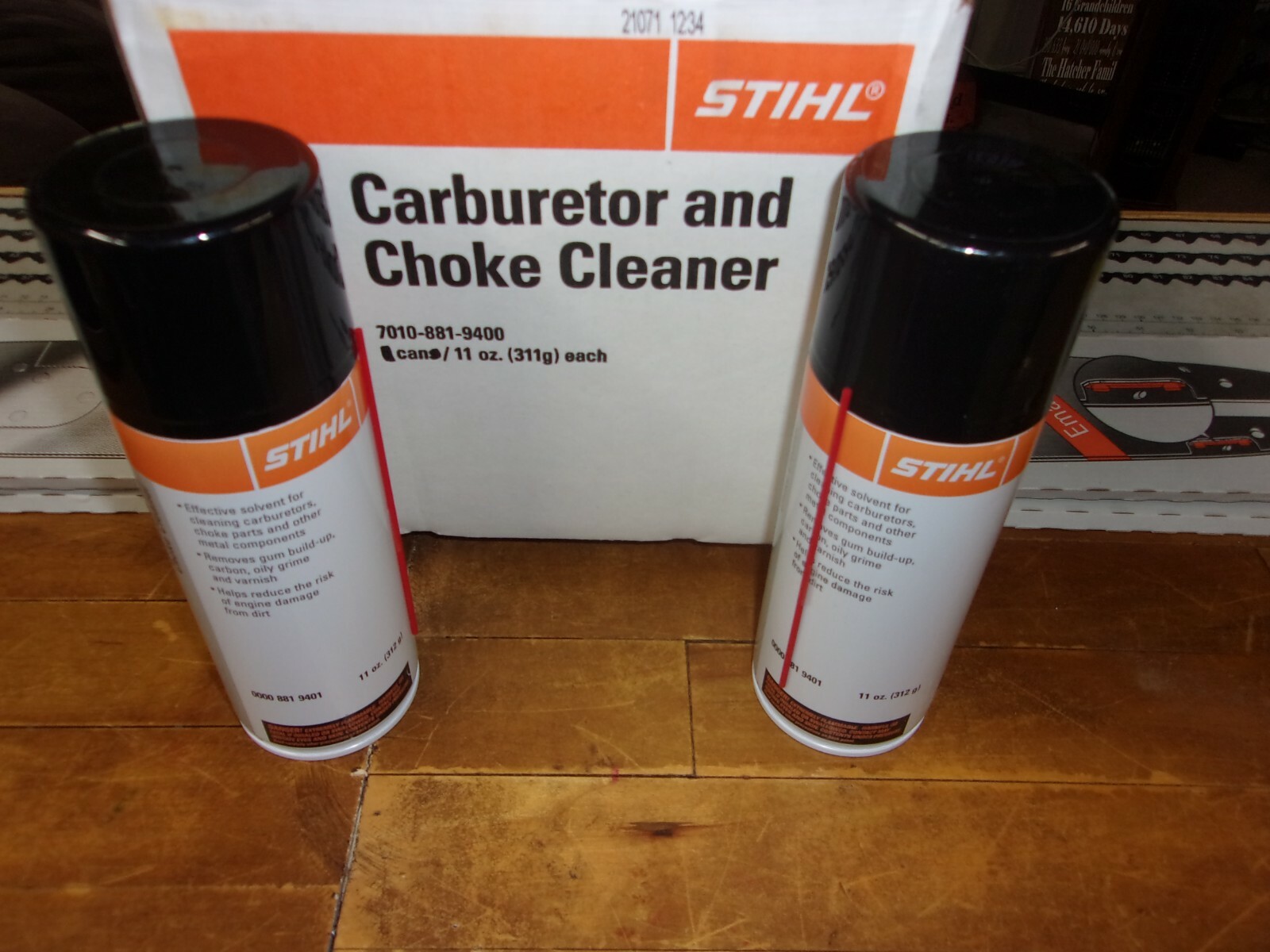 2 Pk Stihl OEM Carburetor & Choke Cleaner 11oz 00008819401 Degreaser