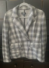 Maeve Plaid Blazer Size S