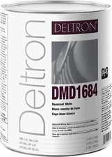 PPG Refinish Deltron 1 Gallon Dmd1684 Basecoat White Paint Free Shipping!