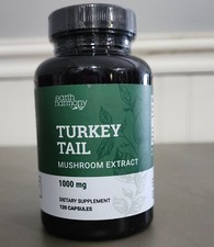 Turkey Tail Mushroom Extract 1000 Mg - 120 Capsules