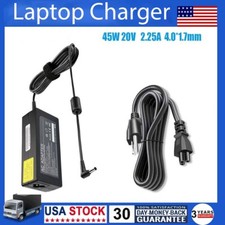 45W 20V 2.25A 4.0 1.7mm AC Adapter Charger Cord For Lenovo ADP-45DW B 5A10H43630