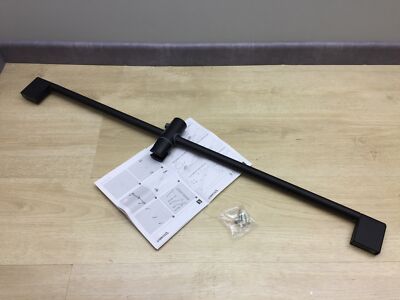 Duravit Universal Duschstange UV0600004046, 90 cm, schwarz, matt, I16632