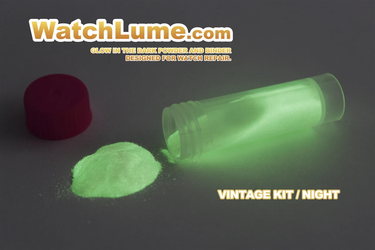 VINTAGE WATCH LUME LUMINOUS PASTE KIT GLOW IN THE DARK DIY LUME