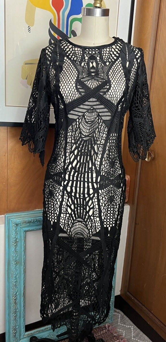Manning Cartell Point Taken Cocktail Party Dress Sz 0 2 XS No Slip black |  eBay