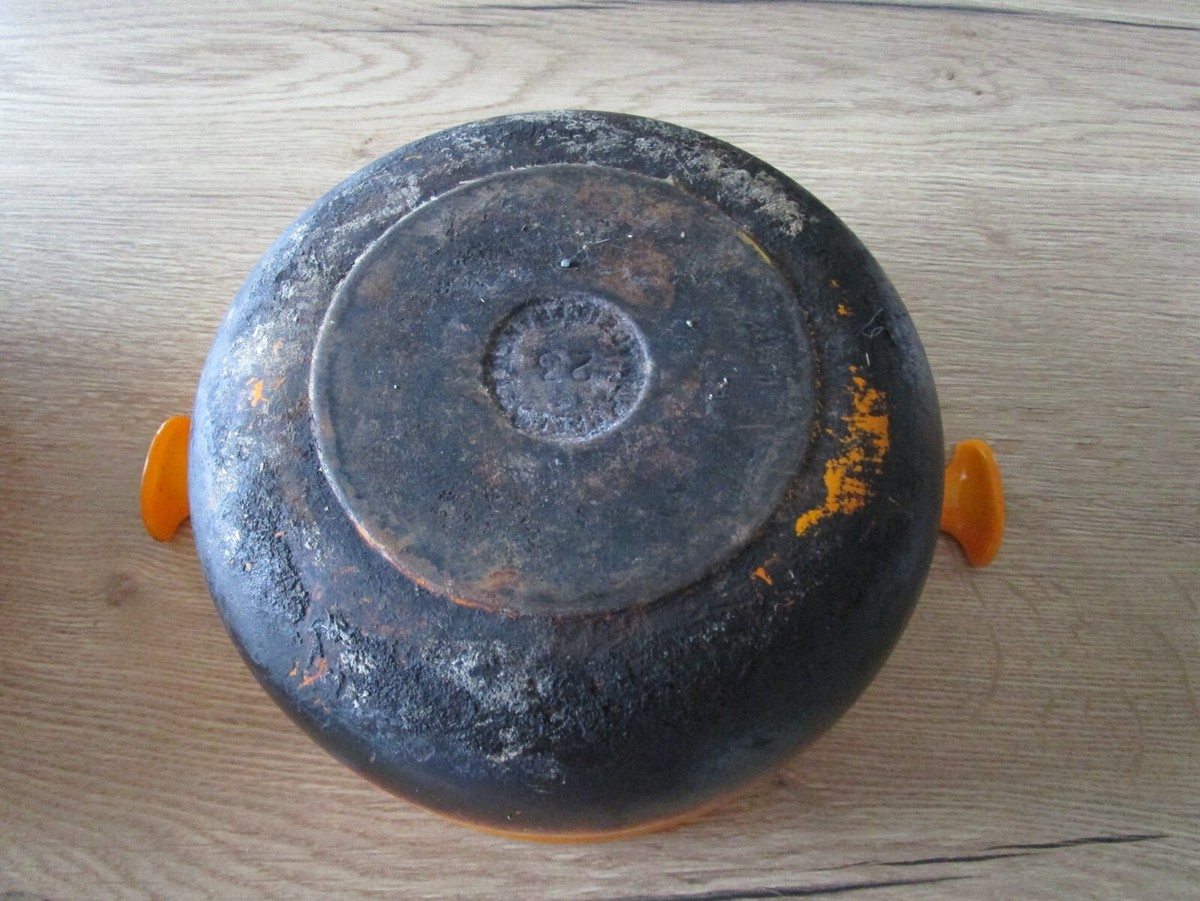COCOTTE EN FONTE émaillée LE CREUSET Design RAYMOND LOEWY Marron 4,5 L