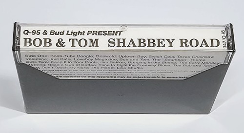 Bob & Tom Shabbey Road 1987 Cassette Tape Q-95 Brand New Sealed Ultra RARE - Picture 3 of 12