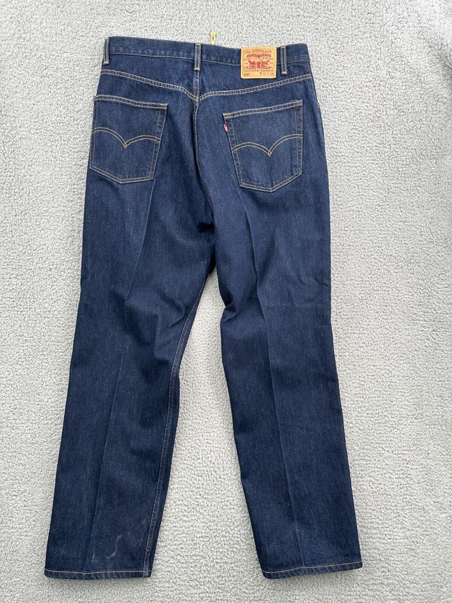 Vintage Levis 569 Jeans Adult 34x34 Cotton Loose Straight