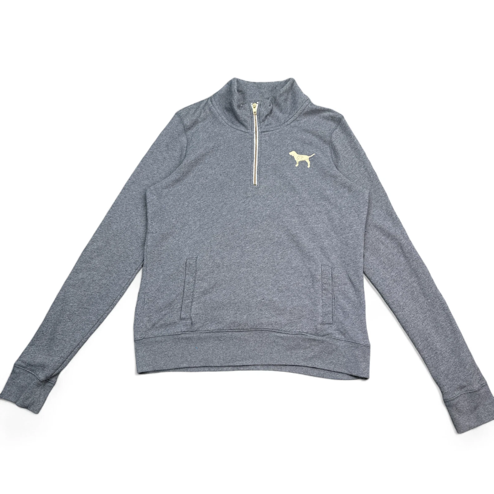 victoria-secret-vs gold double sided sweatshirt