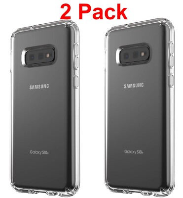 2-Pack For Samsung Galaxy S10e Clear Case TPU Shockproof Absorption Soft Cover