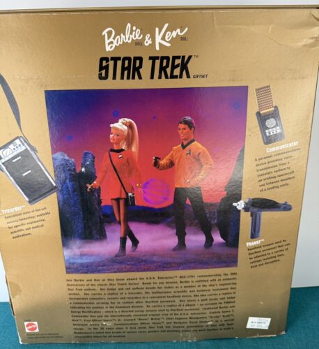 Star Trek Barbie and Ken Doll 30th Anniversary Edition Gift Set - Picture 2 of 3