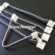 2-100pcs 5Pin 12MM RGBW Connectors with Cable For 5050 RGB/RGBW LED Strip Light