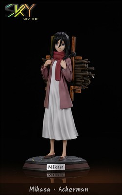 Mikasa Ackerman Statue Resin Sky&Sex Studio Attack On Titan GK 22cm | eBay
