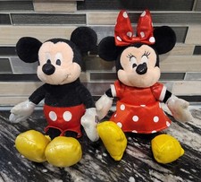 Ty Disney Parks Mickey  Minnie Mouse Ty Beanie Babies Collection Plush