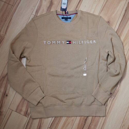 NUEVO CON ETIQUETAS Para hombres Tommy Hilfiger Cuello Redondo Logotipo Esencial Pullover Suéter Sudadera - Imagen 40 de 43