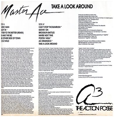 Master Ace - Take A Look Around '90 LP US ORG!EX/EX+ | eBay