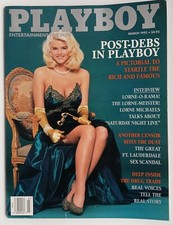 PLAYBOY Magazine March 1992 Anna Nicole Smith ISSUE Original Release Post-Debs