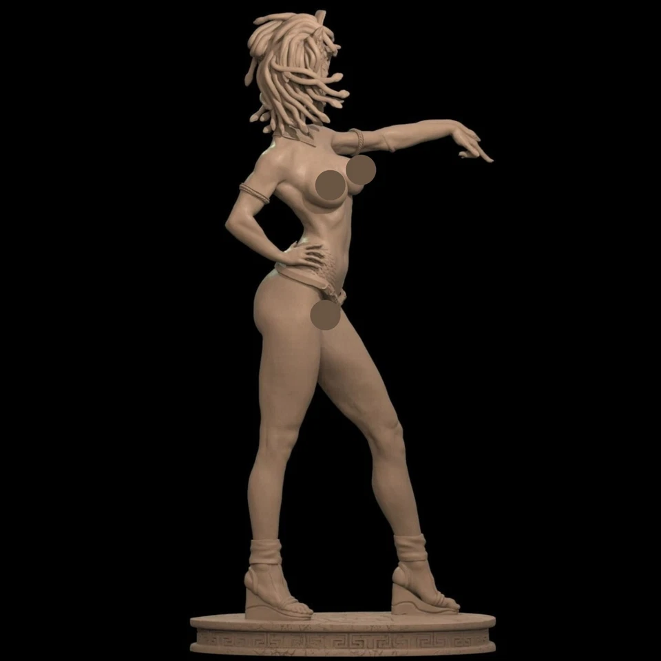 MEDUSA/Calidad 12K/Resina Impresa en 3D/Mujer Fatal/Alto Detalle/Modelo NSFW/Ventilador CA3D Foto 3 de 4