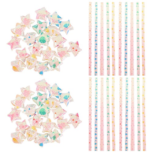 200 Pcs Papierstreifen Für Fröbelsterne Weihnachten Origami-Stern Student - Bild 12 von 12