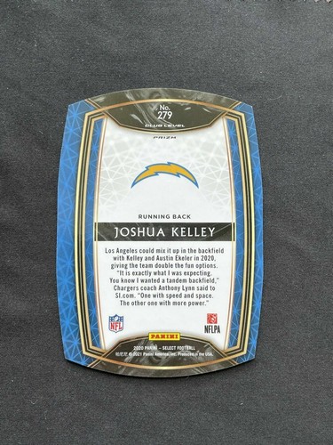 2020 Panini Select JOSHUA KELLEY RC #279 ZEBRA SSP CASE HIT! 🔥 Super Rare - Picture 2 of 2