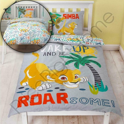 Disney Rey León Roarsome Individual Juego Funda Edredón Reversible Infantil Cama
