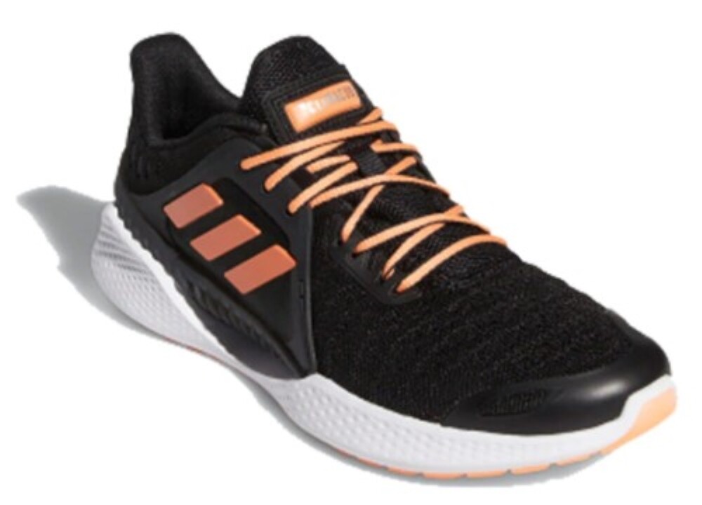 Летние женские кроссовки Adidas ClimaCool Vent.Полуботинки Rdy, черный/оранжевый