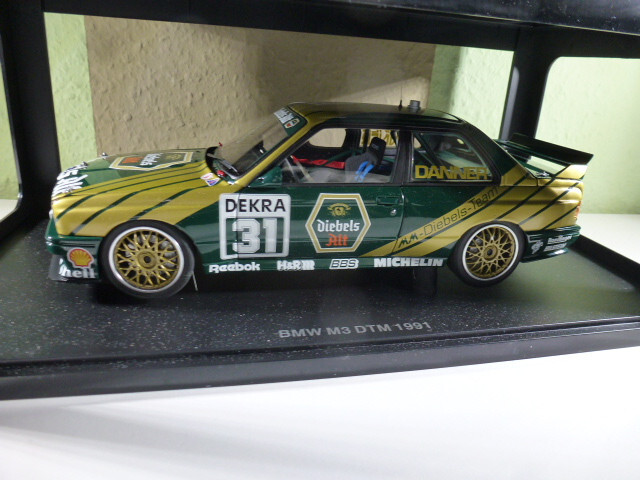 1:18 AUTOart BMW M3 e30 DTM Diebels Alt Danner 31, 89148 | eBay