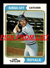 1974 Topps 448-660 EX/EX-MT Pick From List All PICTURED rr1