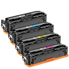 4PK CB540A Toner Cartridge For HP 125A Laserjet CP1215 CP1518ni CM1312 CP1525nw