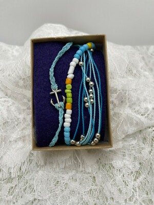 Anchor friendship Style Bracelets 3-Piece Set