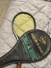 Dunlop Max 200G racchetta da Tennis Racket 1982 genuine real Autograph McEnroe