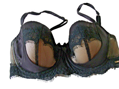 Matalan Lingerie Collection Balconette-BH schwarz Mix mit Bügel gepolstert UK 32C